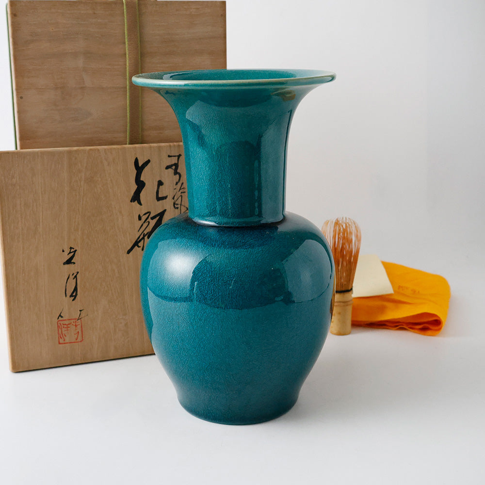 初代清水焼 山崎光洋作 花瓶 – EIKI Re:Finds