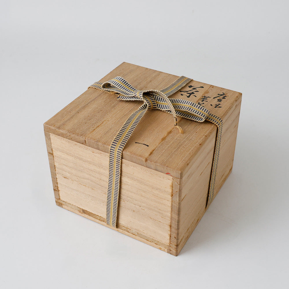 九谷 末川泉山 茶碗 箱