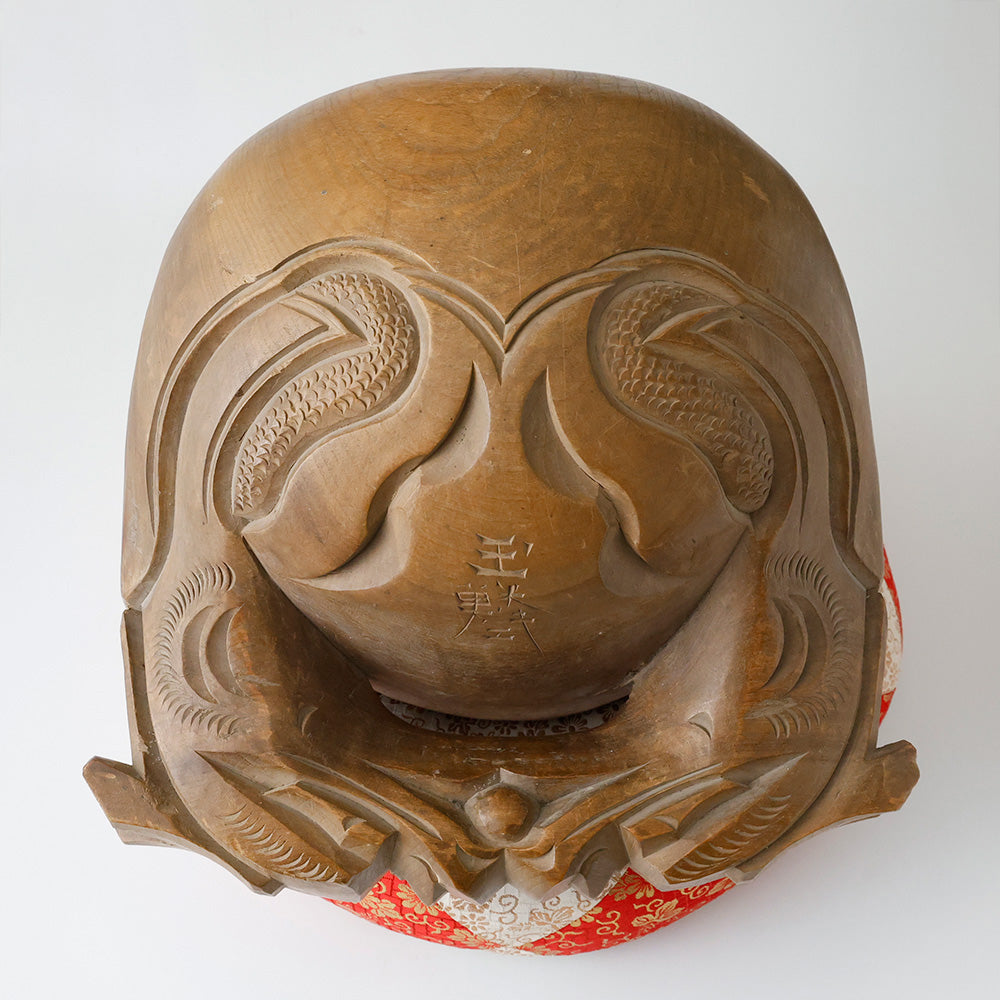 特大 木魚 側面