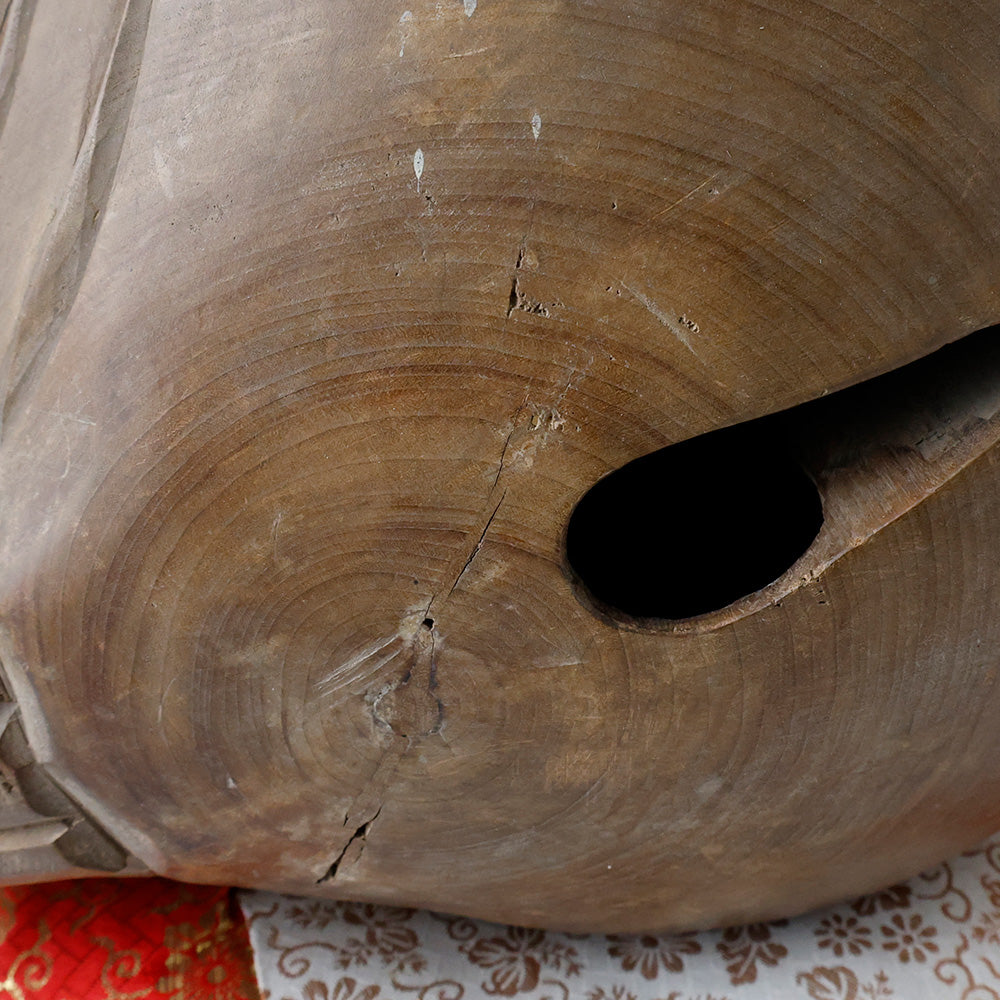 特大 木魚 拡大図