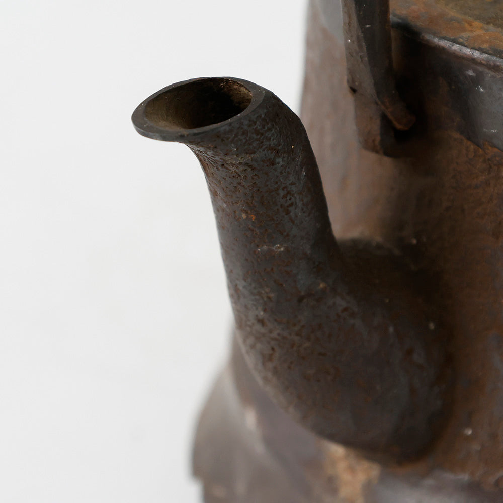 南部鉄瓶 大祐堂 松笠摘み 注ぎ口