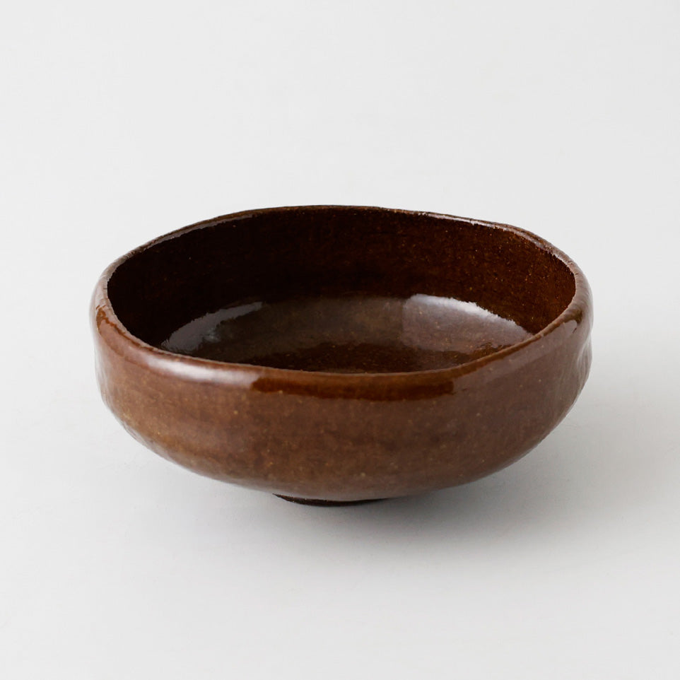 三代 大樋長阿弥 大樋平茶碗 側面