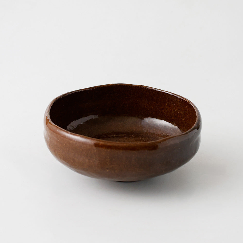 三代 大樋長阿弥 大樋平茶碗 側面