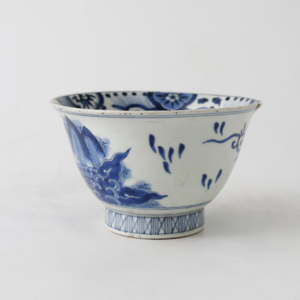 乾隆年製 青華 深鉢 側面