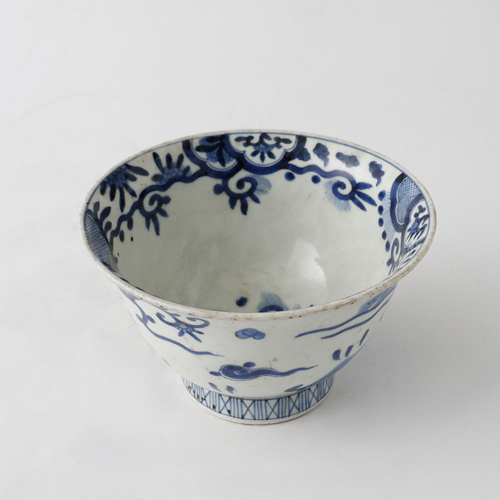 乾隆年製 青華 深鉢 内部