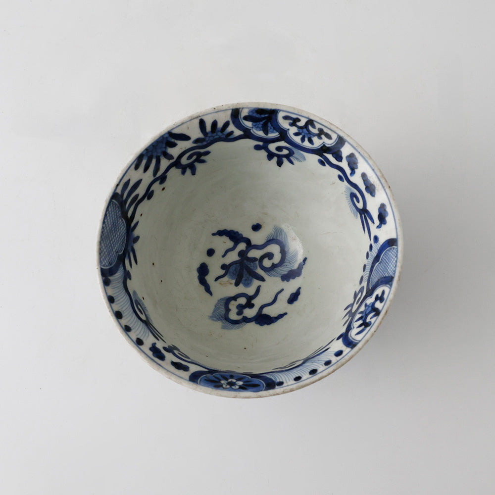 乾隆年製 青華 深鉢 見込み