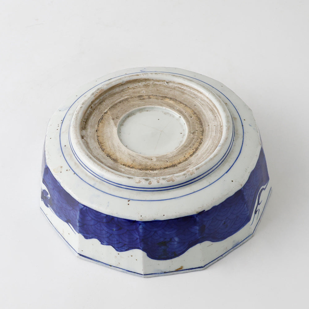 古伊万里 染付 楼閣図 菓子鉢 – EIKI Re:Finds