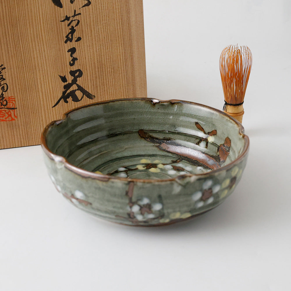 愛陶 梅の図 菓子鉢 全体図
