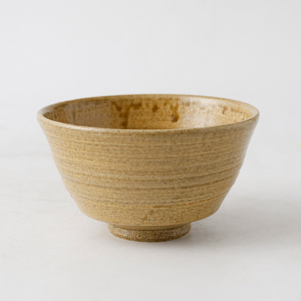 寺田美山作 豊窯 黄瀬戸 茶碗