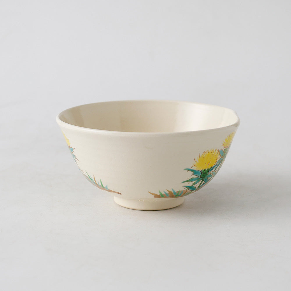 桃山窯 橋本喜泉造 色絵 茶碗