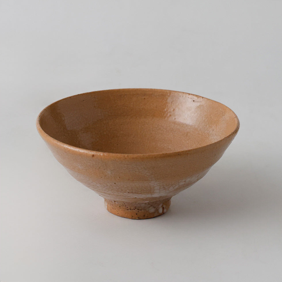 新品未使用 安田道雄作 小井戸茶碗