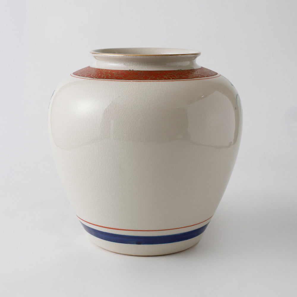 九谷焼 司峰造 花鳥図 花瓶 – EIKI Re:Finds