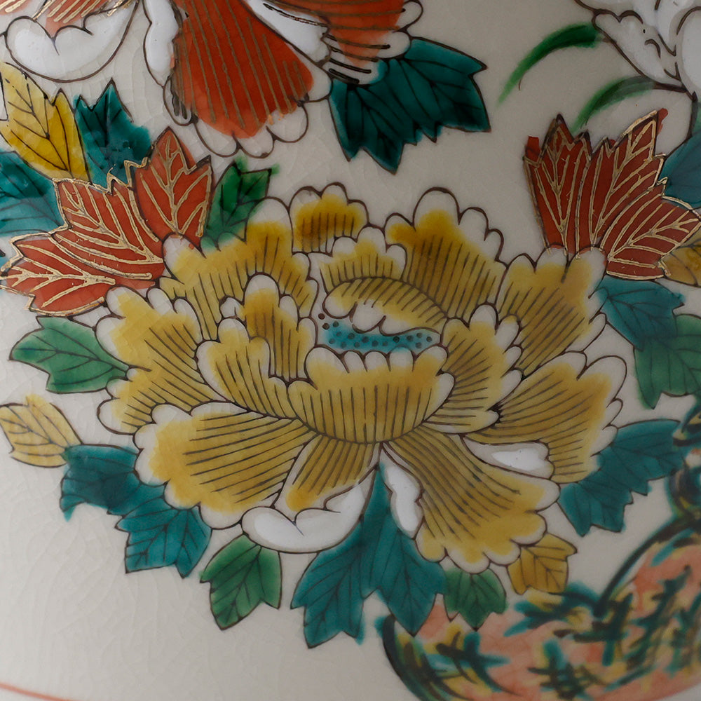 九谷焼 司峰造 花鳥図 花瓶 – EIKI Re:Finds