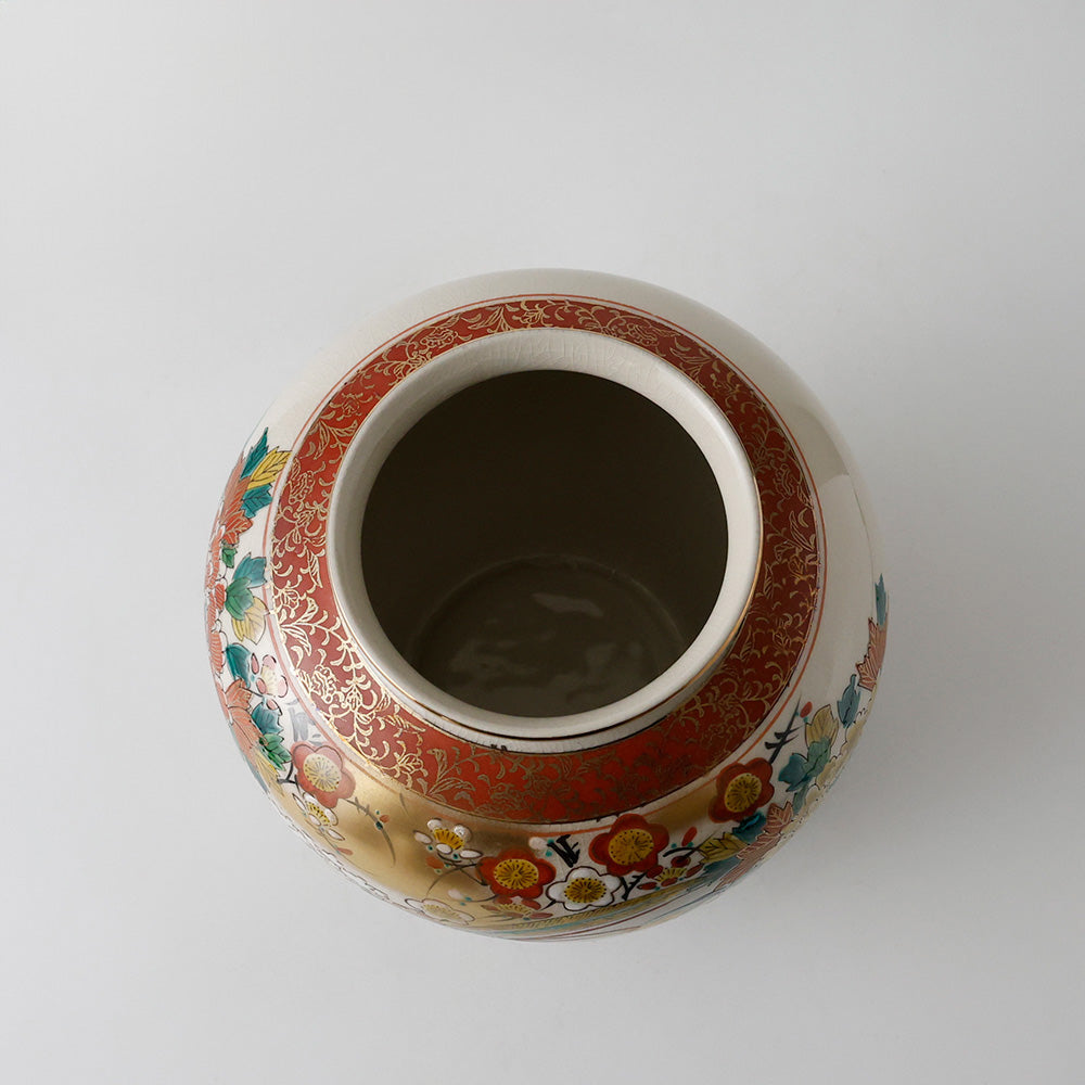 九谷焼 司峰造 花鳥図 花瓶 – EIKI Re:Finds