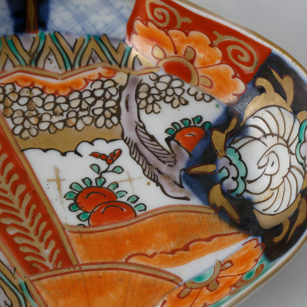 古伊万里・色絵大皿 2枚セット 伝統工芸品 古伊万里 色絵金襴手 長皿 二客 – EIKI Re:Finds