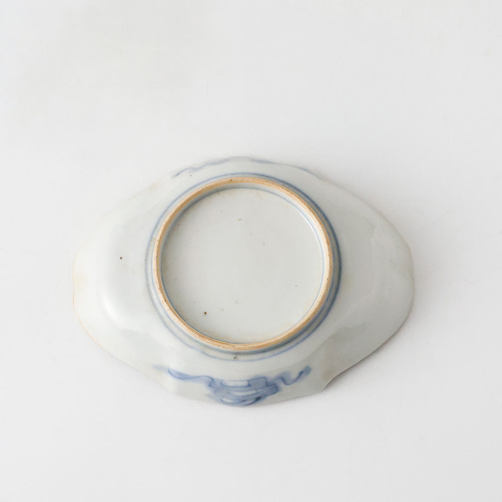 古伊万里 色絵金襴手 長皿 底面