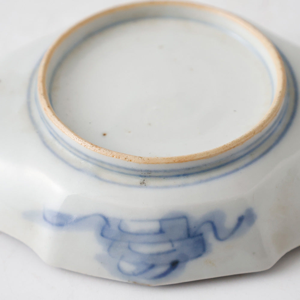 古伊万里 色絵金襴手 長皿 二客 拡大