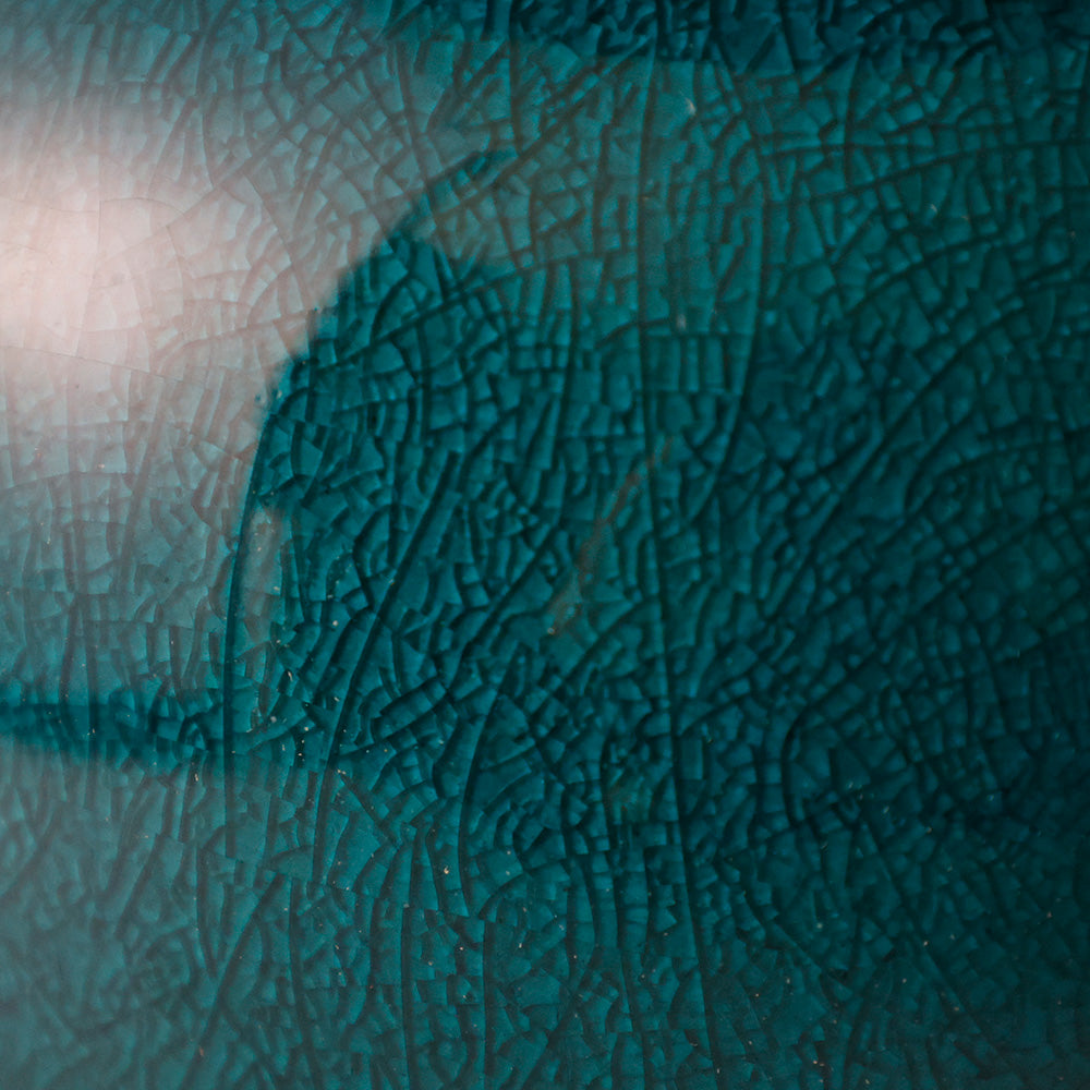 初代清水焼 山崎光洋作 花瓶 拡大