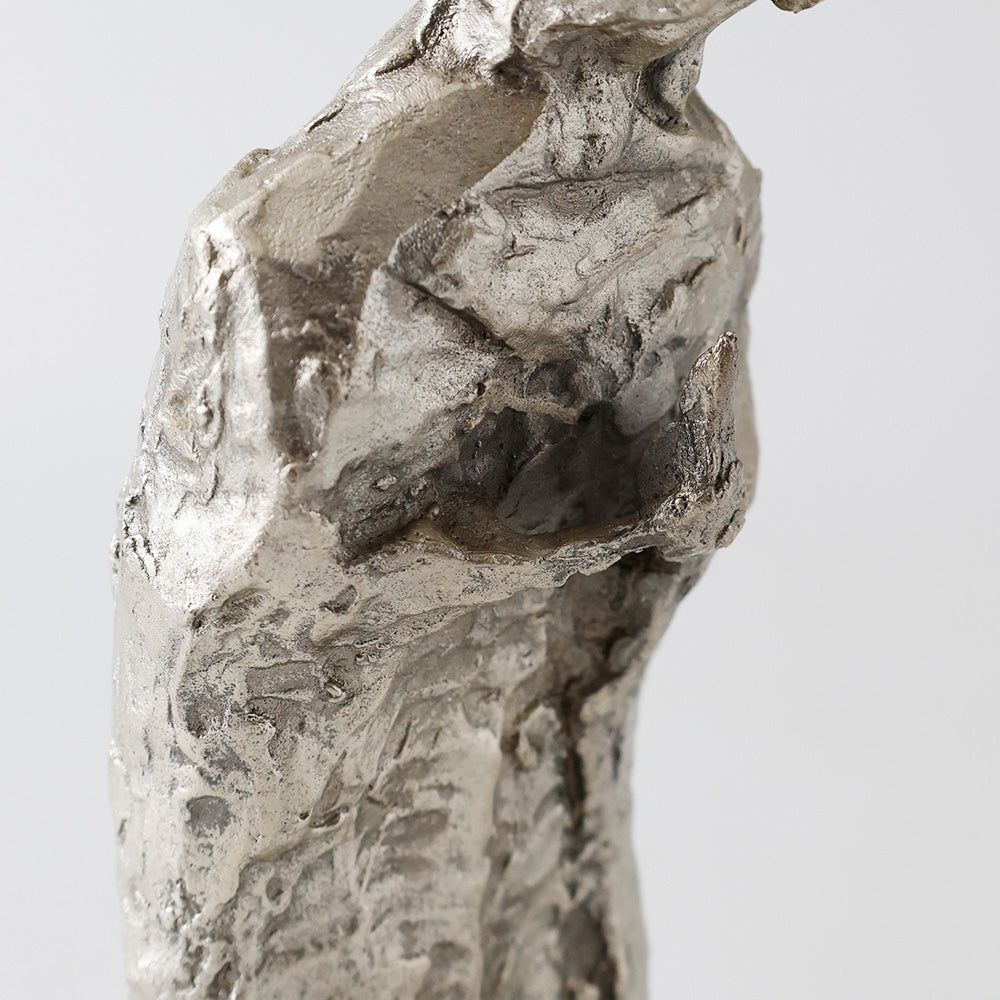 板橋一歩作 白銅 ブロンズ 祈り 祈る女性像 人物像 共箱 井波伝統工芸 板橋一歩作ブロンズ祈る女性像– EIKI Re:Finds