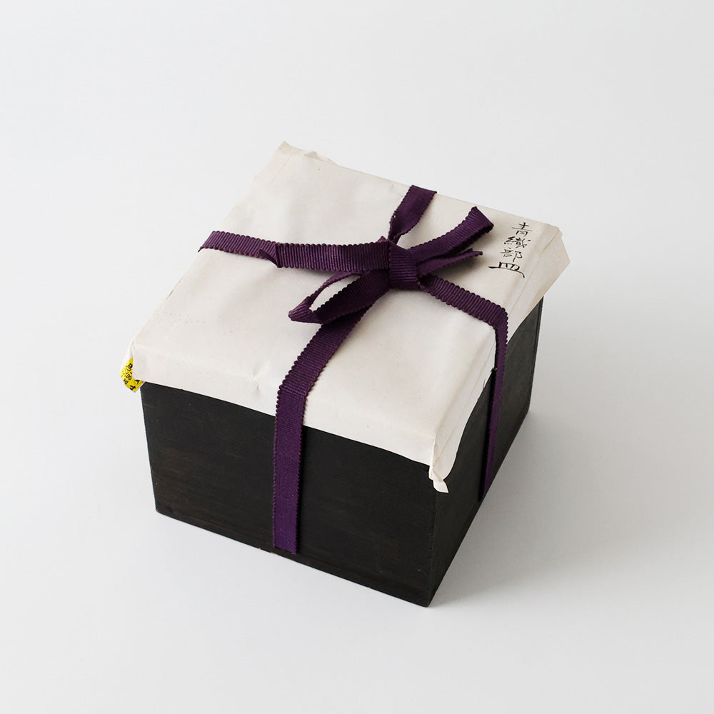 清山窯 織部焼 銘々皿 箱