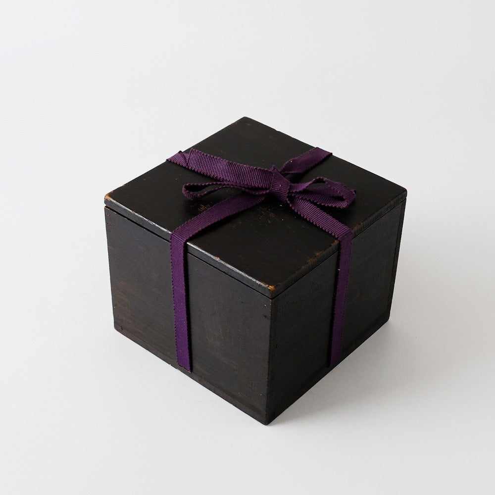 清山窯 織部焼 銘々皿 箱