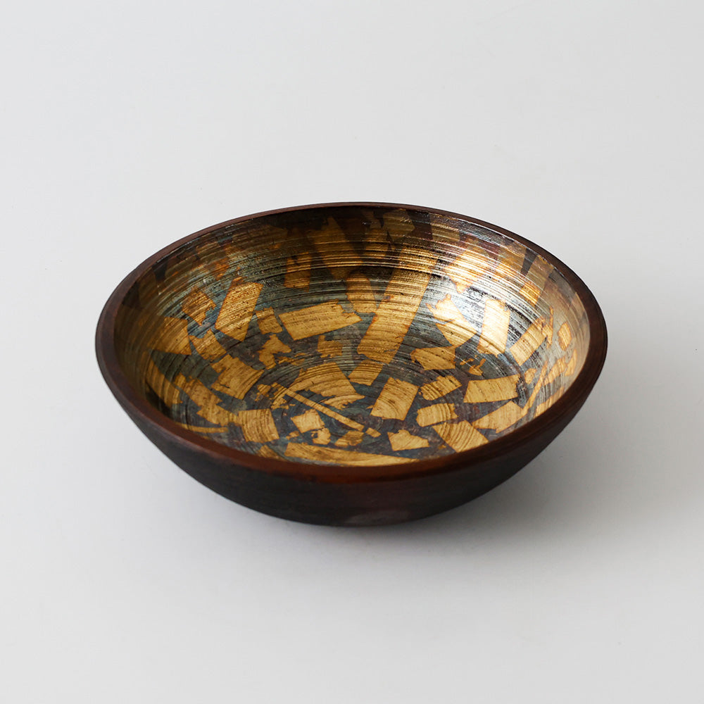 平安象福作 鳥鉢形 菓子器 側面