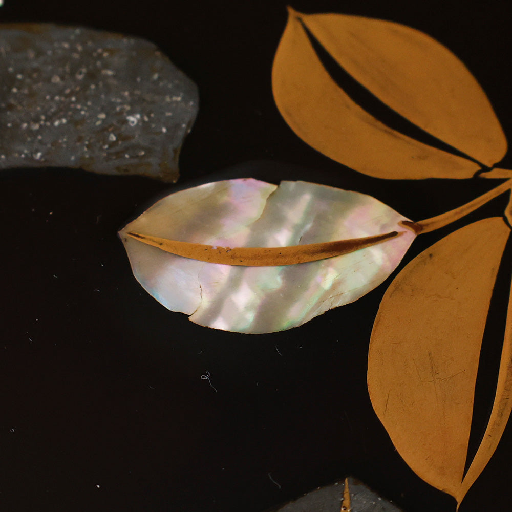 螺鈿 豌豆蒔絵 菓子皿 螺鈿