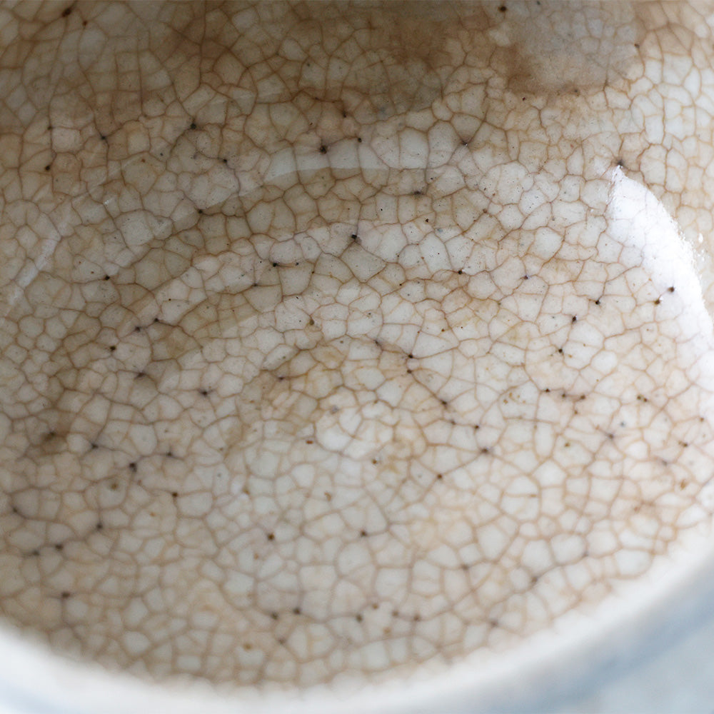 安南写 絞り手 茶碗 拡大図