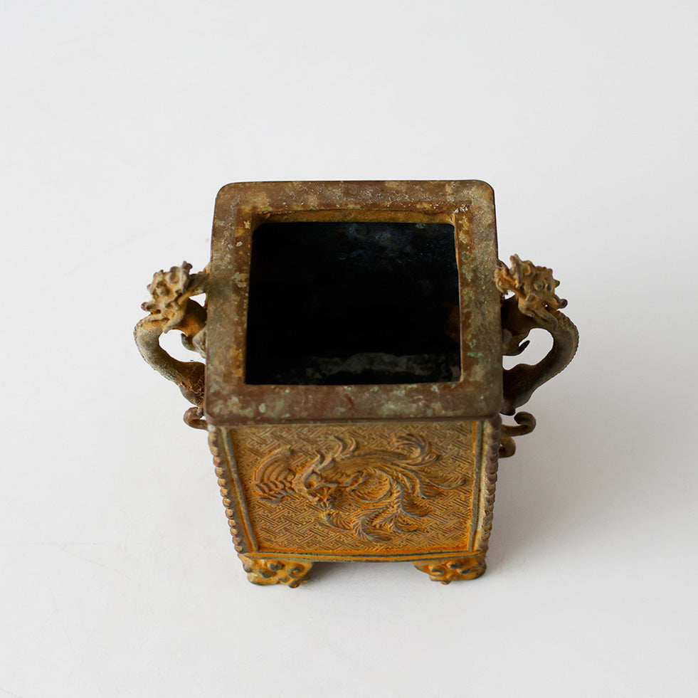 金工師 香保 鋳銅香炉 内部