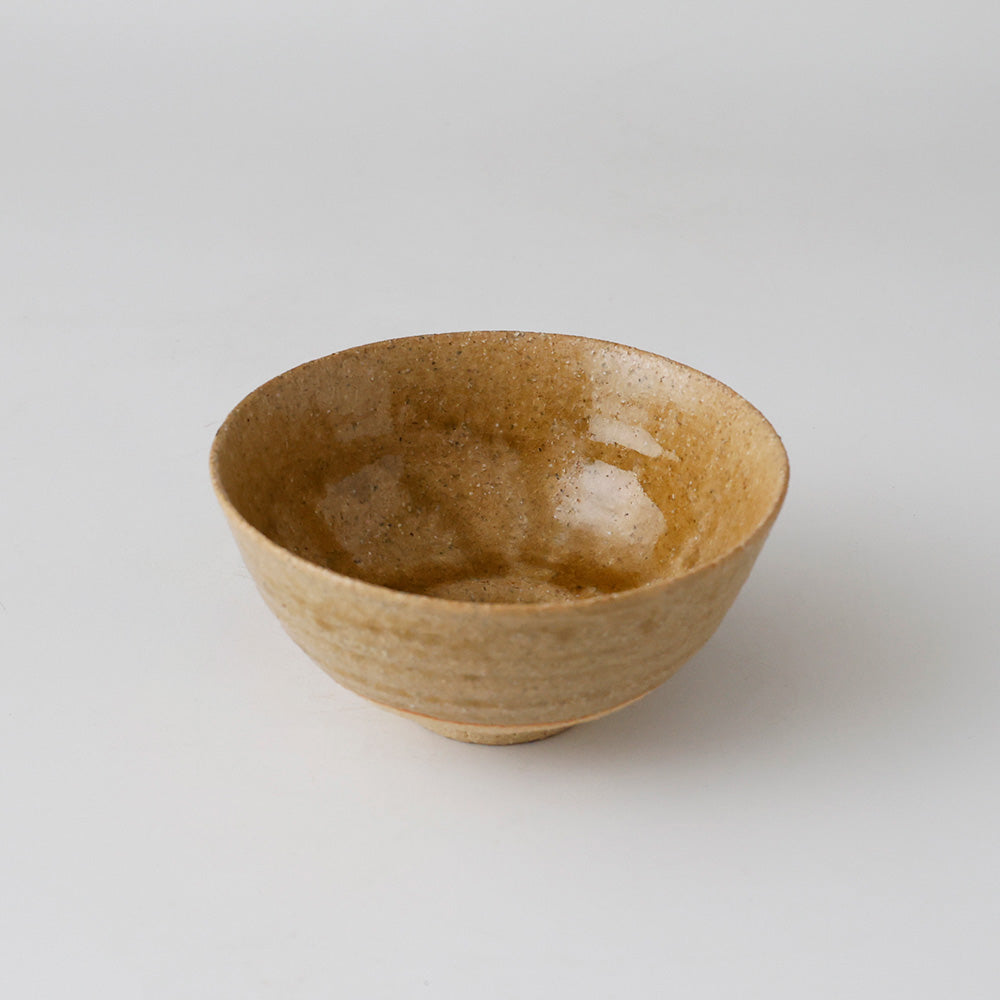 越中瀬戸焼 吉野香岳 茶碗 上から見た図