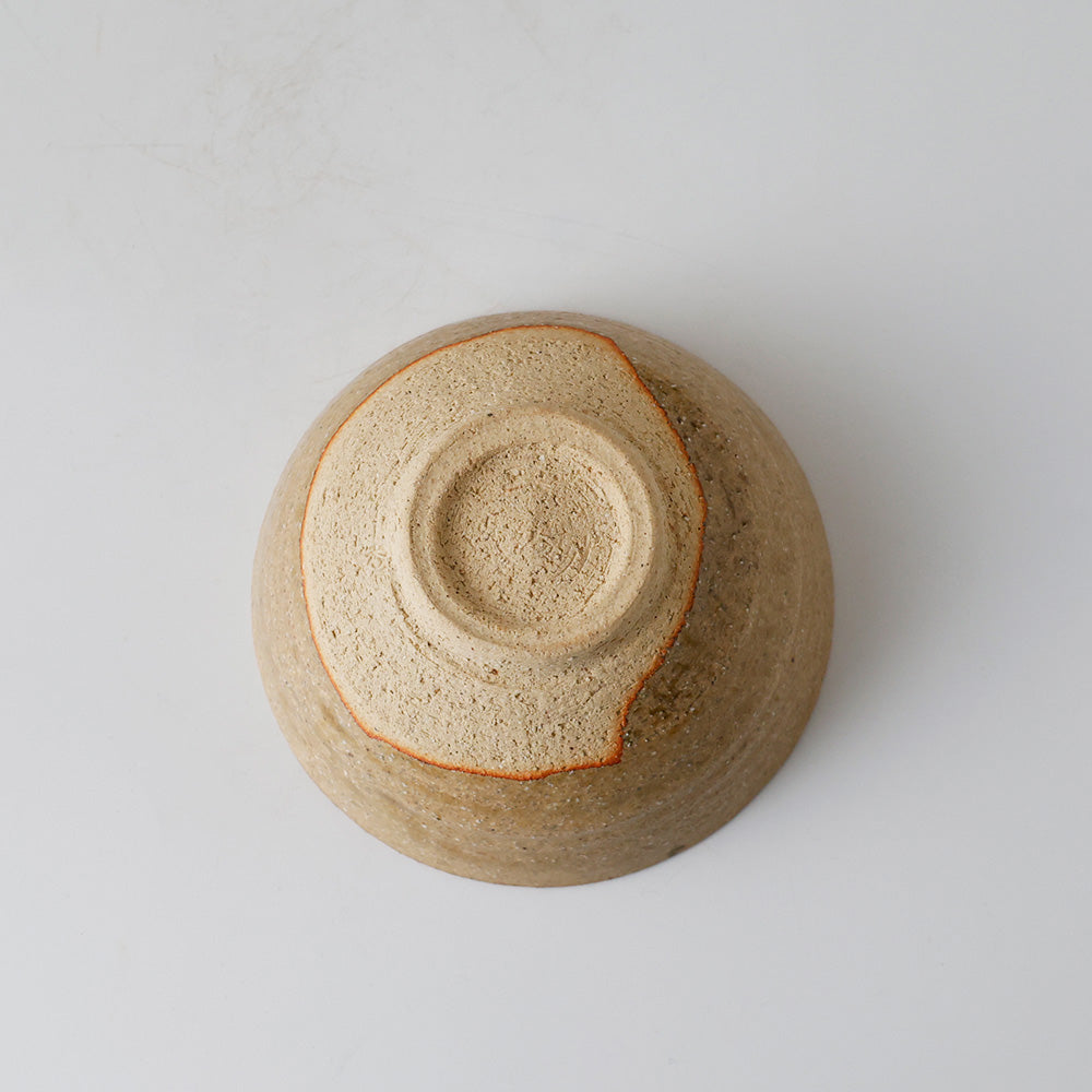 越中瀬戸焼 吉野香岳 茶碗 底面