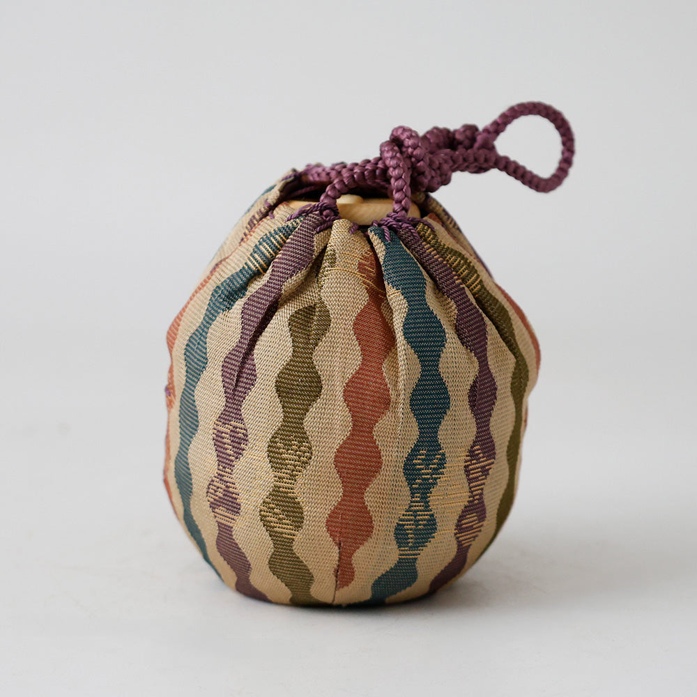 十二代楽吉左衛門 弘入造 黒楽茶入 仕覆