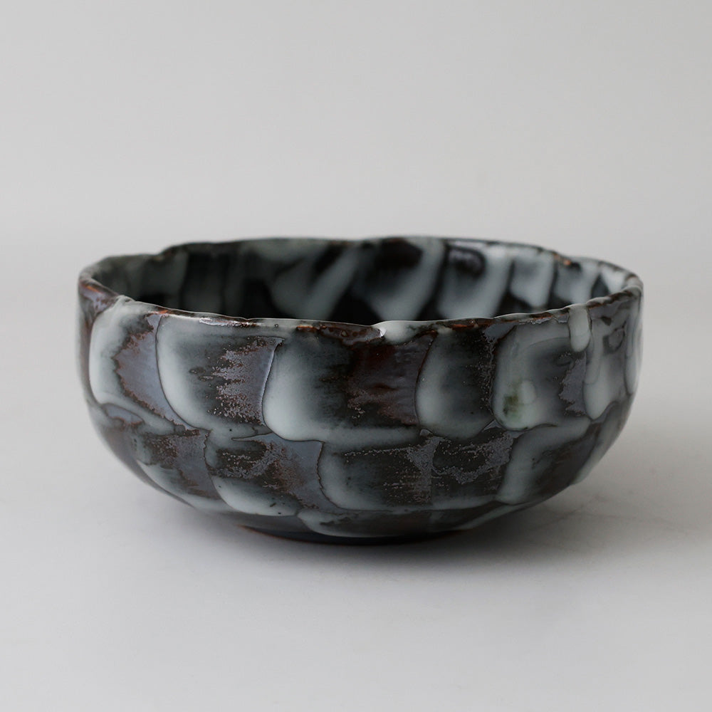 未使用 菓子器 茶道具 側面