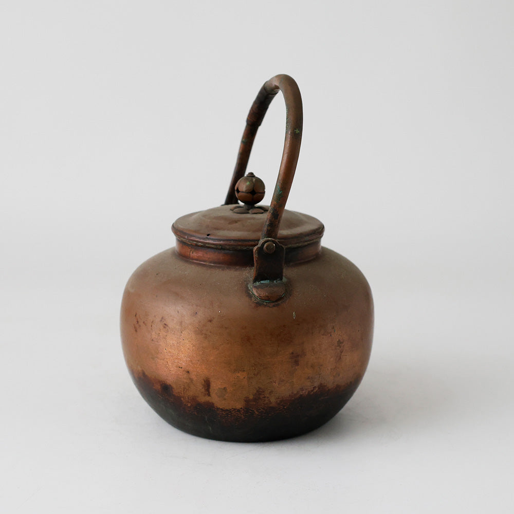 斑紫銅製 銅瓶 水注 背面