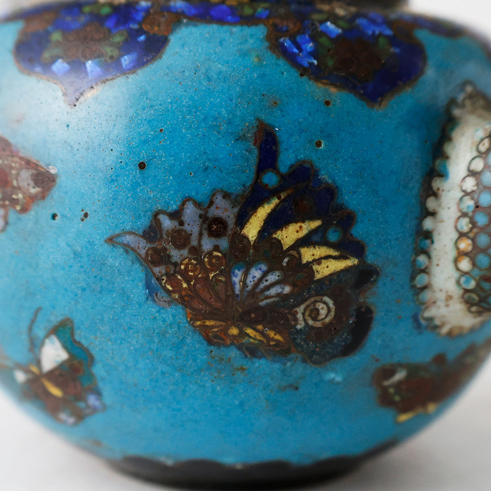 中国古玩 景泰藍 急須 拡大図