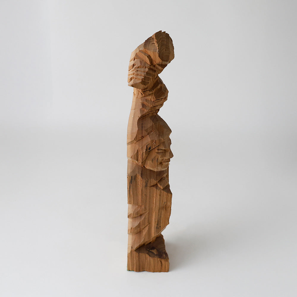 井波彫刻 善女竜王 仏像 側面