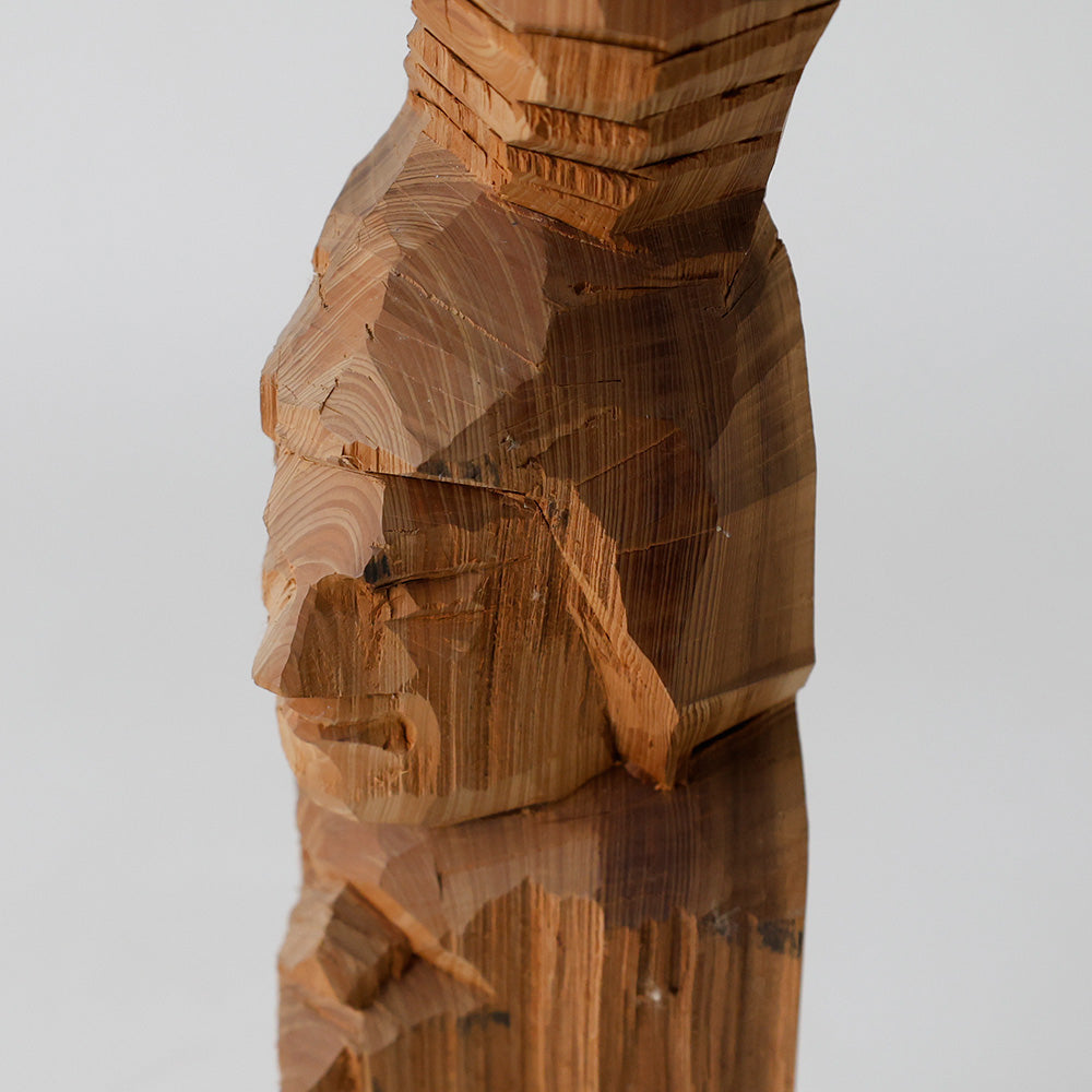 井波彫刻 善女竜王 仏像 顔