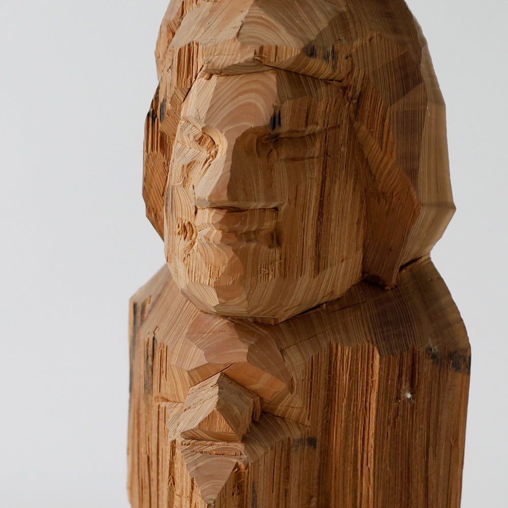 井波彫刻 善女竜王 仏像 顔