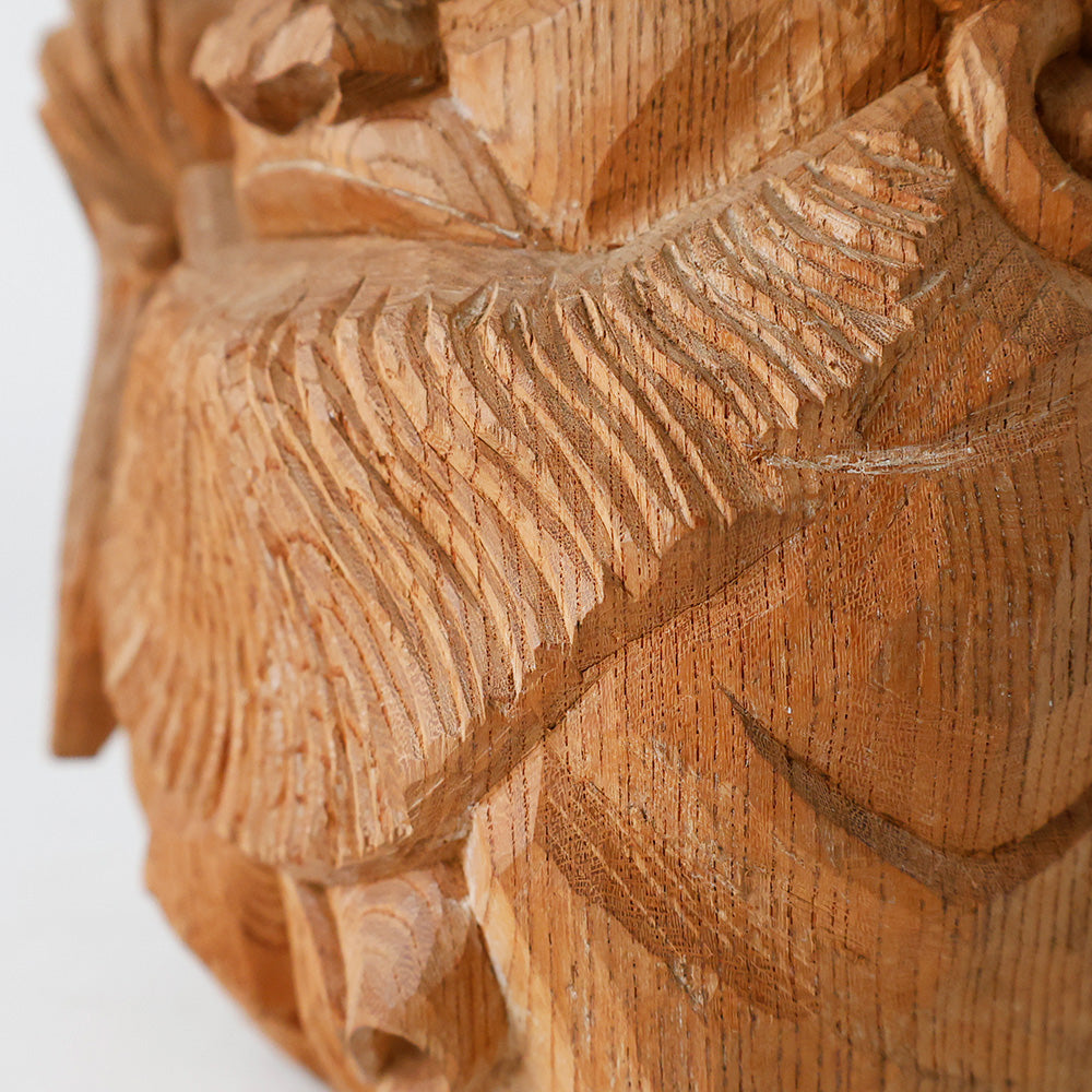 井波彫刻 達磨像 荒井恒雄刻 ひげ