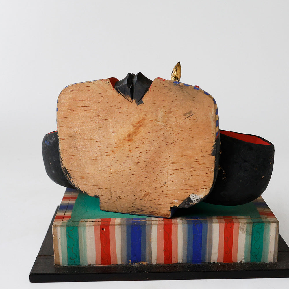 天神様 置物 彫刻 底面