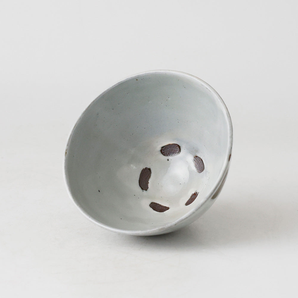 如拙庵 粉引写 茶碗 内部