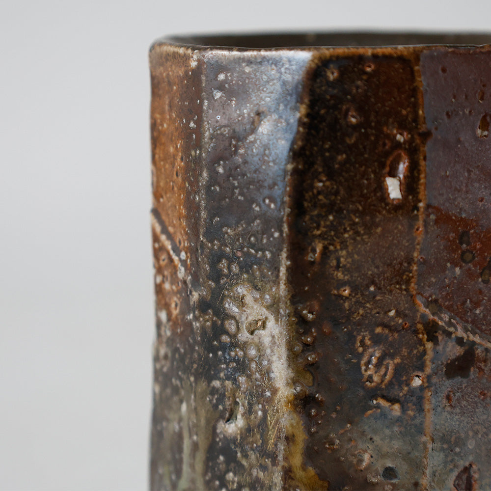 信楽焼 壷中窯 旅枕掛花入 拡大図