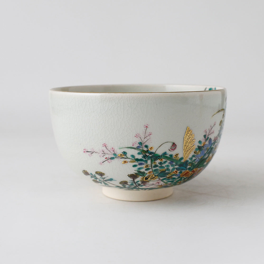 九谷 末川泉山 茶碗 側面